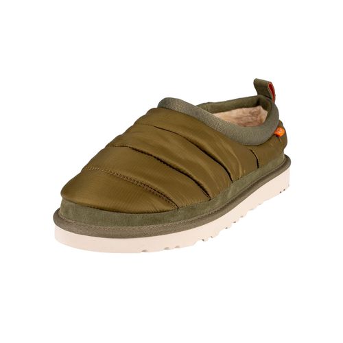 UGG Herren Tasmanische Puft-Hausschuhe, Grün 43 EU