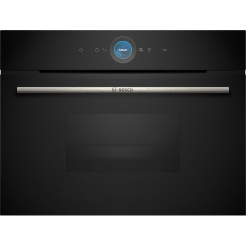 BOSCH Dampfbackofen "CDG714XB1", schwarz, B:59,4cm H:45,5cm T:54,8cm, Backöfen, Gesundes Dampfgaren & die Automatik für perfektes Timing