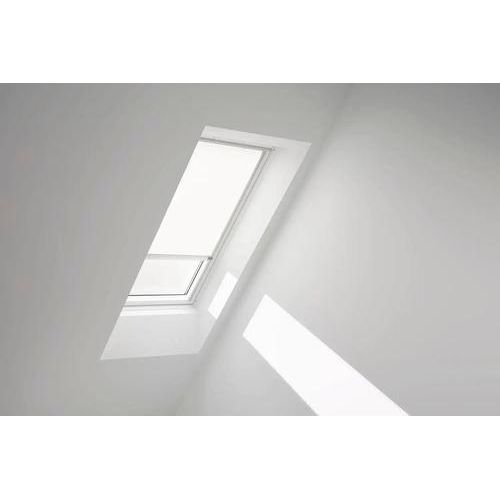 VELUX Rollo uni weiß mit Alu- Rahmen solarFSC RSL PK08 1028K