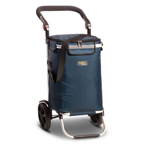 Einkaufswagen mit Kühlfach für Lebensmittel
