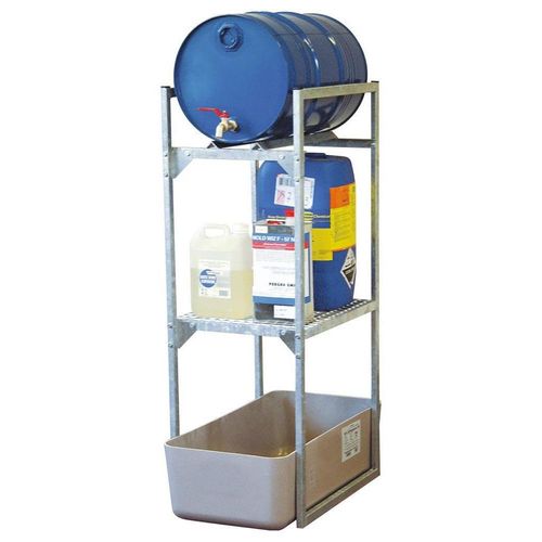 CEMO Fassregal Typ 120 + Fassauflage 1 x 60 l Fass