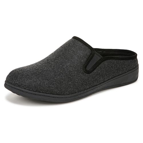 Vionic Herren Unwind Slipper, Schwarzer Filzstoff, 43 EU