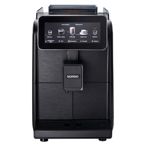 SORSO Terra T2 Kaffeevollautomat mit Cold Brew / Eiskaffee – Schwarz