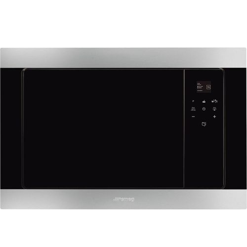 Smeg FMI320X2 Mikrowelle Schwarz, Edelstahl Grill-Mikrowelle Integriert 20 l 850 W