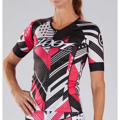 Zoot Ltd Ss Aero Kurzarmtriathlon-trikot Grau L Frau Grau L