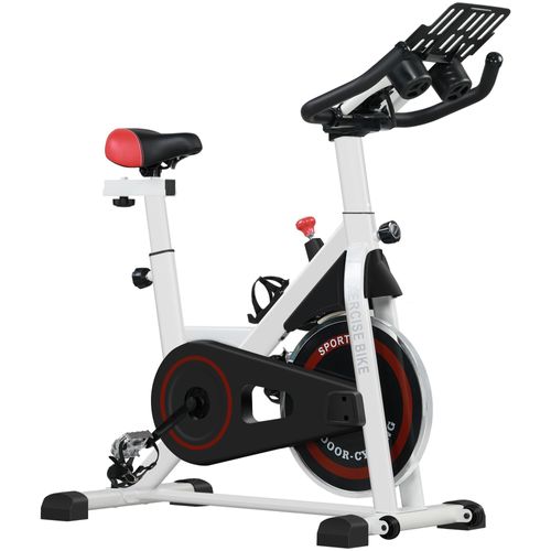 HOMCOM Heimtrainer Fahrrad Hometrainer Fahrrad mit LCD-Display, verstellbar Sitz
