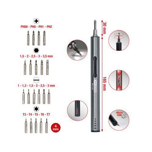KS TOOLS Akkuschrauber 500.7195