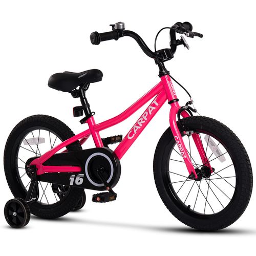 Velors Kinderfahrrad 12 14 16 Zoll Kinderfahrrad für 3-7 Jahre 1 Gang Kettenschaltung Mädchen Jungen Fahrrad Bike mit Stützräder ab 3 Jahre