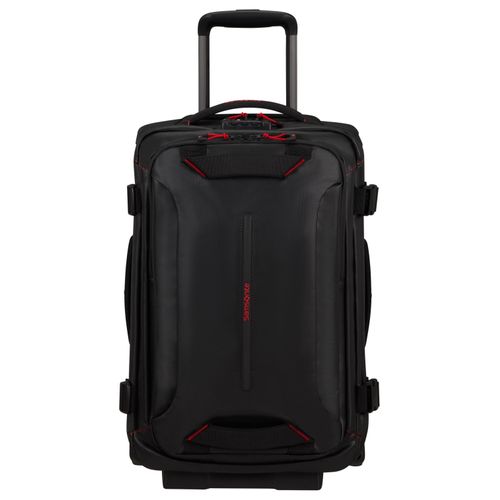 Reisetasche SAMSONITE "Prodiver DUFFLE/WH 55/20 L 35CM DF", Gr. B/H/T: 35cm x 55cm x 23cm, schwarz, PET, Taschen Reisetasche, Travelbag Reisetasche Weichgepäck Laptopfach