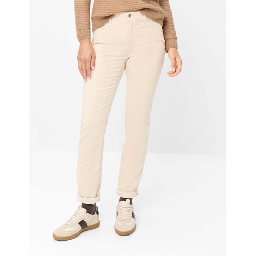 Brax Damen Cordhose Style MARY DARK ECRU, cremeweiß, Gr. 40K