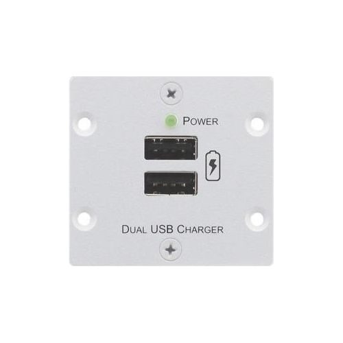 Kramer Electronics W-2UC(B), Schwarz, Jede Marke, 2x USB, 50,5 mm, 47 mm, 3,3 cm