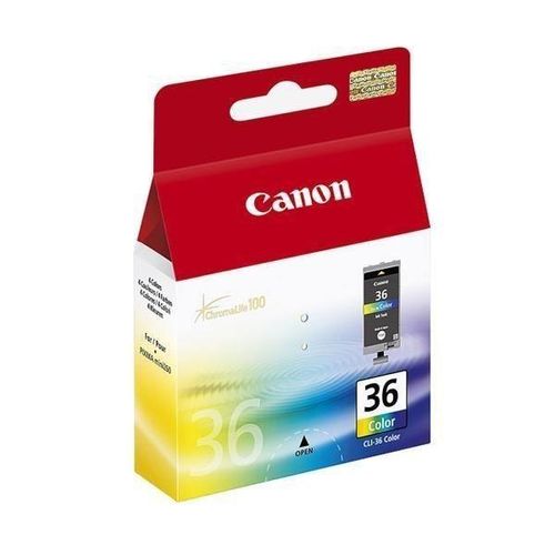 Original Canon CLI-36 (1511B001) Druckerpatrone Color (Cyan,Magenta,Gelb)