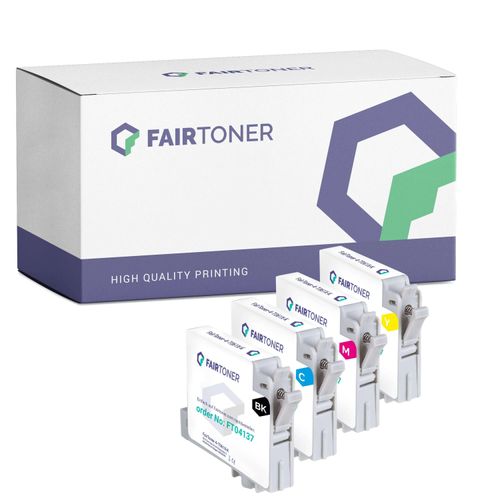 4er Multipack Set Kompatibel für Epson Stylus DX 9400 F (T0711-T0714) Druckerpatronen