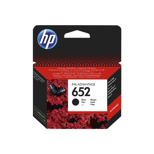 Original HP DeskJet Ink Advantage 3636 (F6V25AE / 652) Druckerpatrone Schwarz