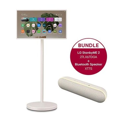 LG StanbyME 2 Superportabler 27″ Touchscreen + StanbyME Speaker XT7S 27LX6TDGA.XT7S