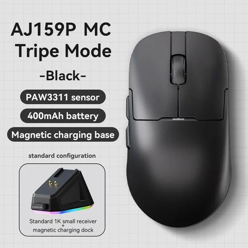 Kabellose Gaming-Maus - AJ159P MC - Bluetooth - Mit Akku - Für Büro und Gaming