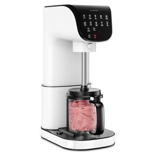 Klarstein Velaire Eismaschine – 500-W-Eismaschine, 3 Behälter à 0,6 l (insgesamt 1,8 l), 10 Programme, Touch-Display, Frozen Yoghurt & Sorbet