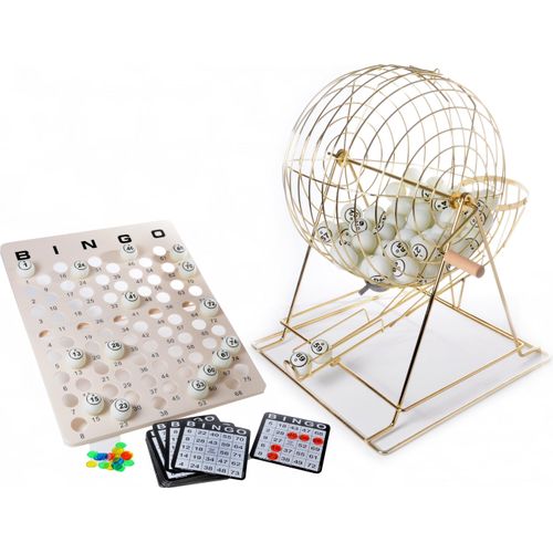 Angel Toys Bingotrommel - großes Bingo-Set mit Bingokarten