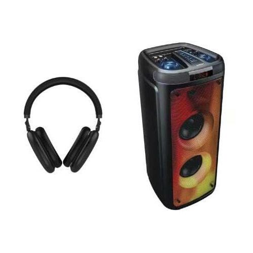 BLAUPUNKT DJ Outdoor Set mit 300W Bluetooth Lautsprecher und Kopfhörer kabellos