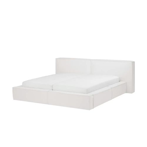 Höffner Selection Polsterbett mit Bettkasten Liora ¦ creme ¦ Maße (cm): B: 240 H: 85