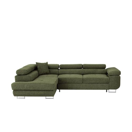 Ecksofa mit Schlaffunktion Tereccia ¦ grün ¦ Maße (cm): B: 273 H: 73 T: 203.0