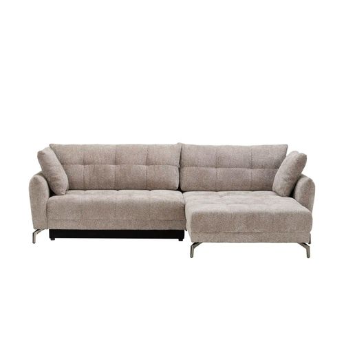 bobb Ecksofa Casandra de Luxe ¦ grau ¦ Maße (cm): B: 284 H: 91 T: 191.0