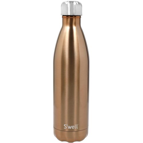Isolierflasche S'WELL "S'well Topaz", gold (pyrite), H:31cm, Edelstahl, Trinkflaschen, Isolierflasche, 750 ml