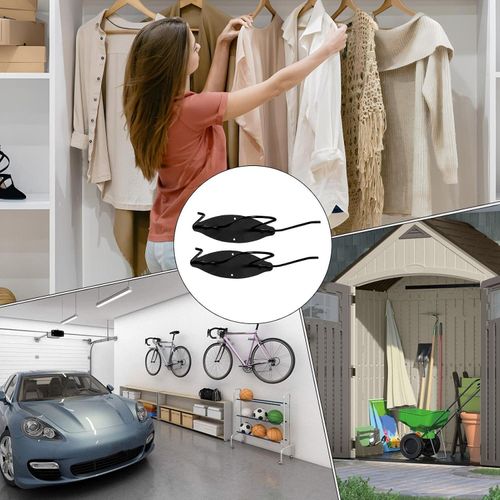 Wandmontierte Edelstahlhalter für Wathosen und Schuhe – Metall-Schuhregal für Garage, Keller, Werkstatt, Scheune, Hütte, Veranda und Hauseingang