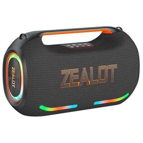 Tragbarer Bluetooth-Lautsprecher - ZE41 Partylautsprecher - 250 W - IPX6-wasserdicht - Stereo 2.0 - Bluetooth 5.3 - 48.000 mAh - Schwarz
