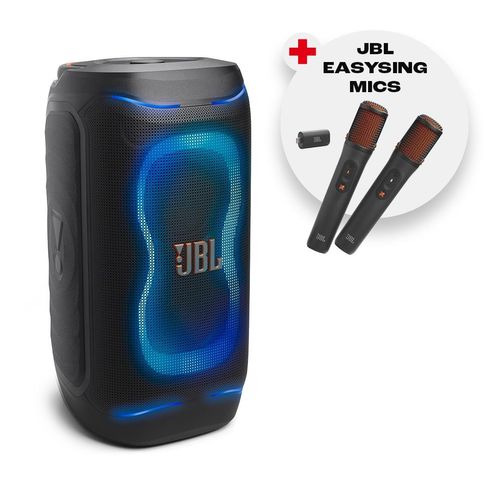 JBL Party-Lautsprecher "Set: PartyBox 130 + Easysing Mics (UVP 159,99€)", schwarz, B:64,3cm H:37,8cm T:34,9cm, Lautsprecher