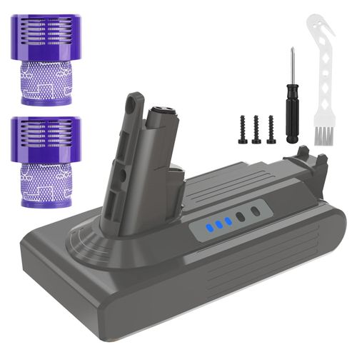V10 Akku für Dyson V10 SV12 Staubsauger + 2 Filter
