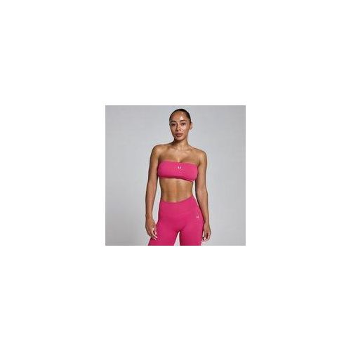 MP Damen Lift Bandeau Sport-BH - Bold Berry - XXL