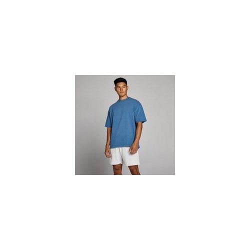 MP Herren Washed Oversized Baumwoll-T-Shirt - Track Blue - S