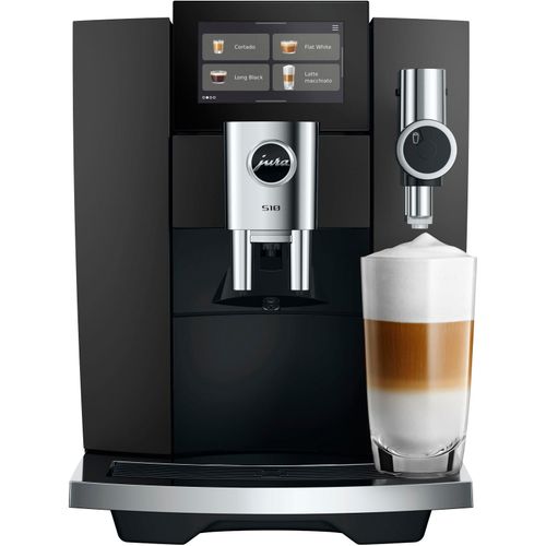 JURA Kaffeevollautomat "S10", schwarz (obsidian schwarz (ea)), B:27cm H:34,8cm T:44,6cm, Kaffeevollautomaten, Kaffeevollautomat