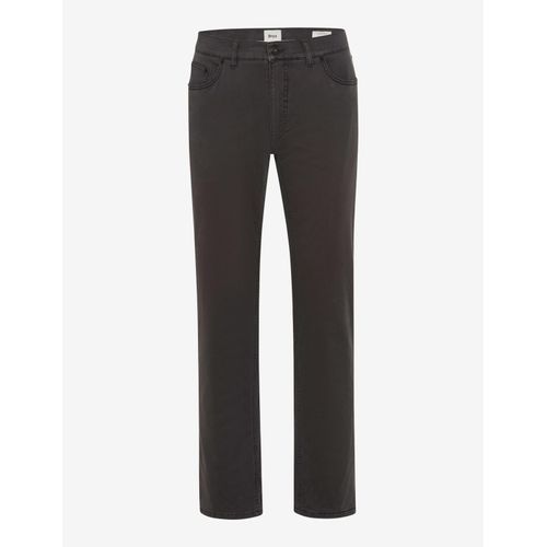 Brax Herren Five-Pocket-Hose Style COOPER TT DARK GREY, dunkelgrau, Gr. 33/34