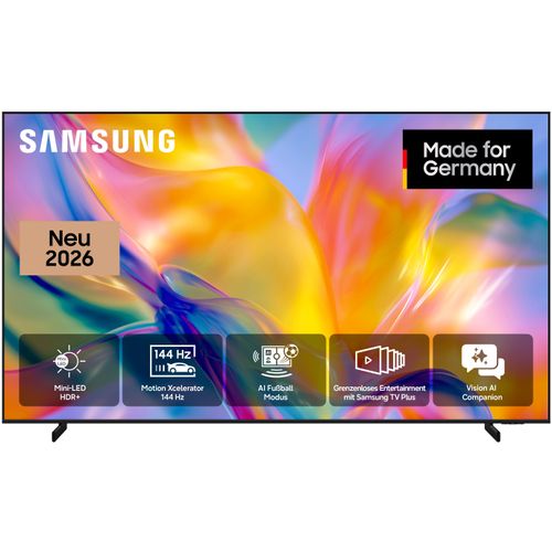 SAMSUNG Mini-LED-Fernseher "GU100M90HU", Energieeffizienz: G (A-G), schwarz, 100 ″, Fernseher
