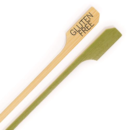 Glutenfreie Bambus Paddle Picks 3,5'' - 1000 Stück