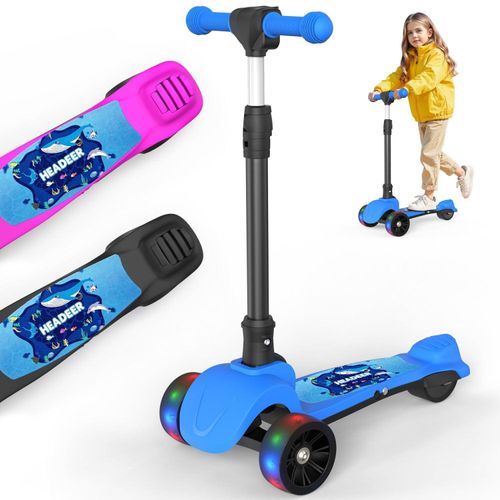 3-Rad Kinder E-Scooter Elektro Roller 24V 2.6Ah Akku 8km/h Blau
