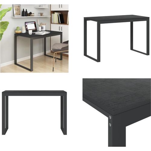 vidaXL Computertisch Schwarz 110x60x73 cm Holzwerkstoff - Computer Tisch - Computer Tische - Computer Schreibtisch - Computer Schreibtische