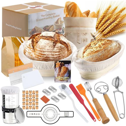 Sauerteig-Starter-Set mit 14 Backzubehörteilen