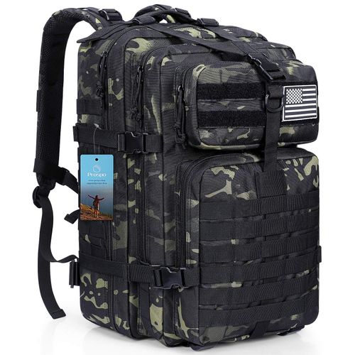 Prospo Taktischer Rucksack EDC Molle Rucksack Armeerucksack Einsatzrucksack Fluchtrucksack zum Angeln Camping Wandern Trekking