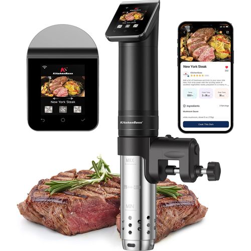 Sous Vide Garer Stick WLAN, 1100 W, bis 90 °C, IPX7, Timer