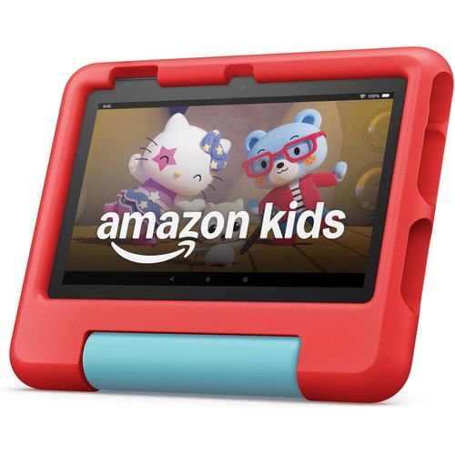 Amazon Fire 7" Kinder-Tablet, 16 GB, mit Kindersicherung, (Modelljahr 2023) - rot