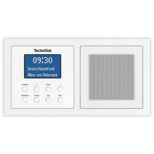 TechniSat DIGITRADIO UP 1 | DAB+ / UKW Unterputzradio mit Bluetooth | weiß