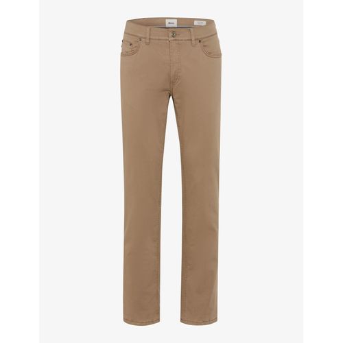 Brax Herren Five-Pocket-Hose Style COOPER TT CANVAS, hellbraun, Gr. 33/30