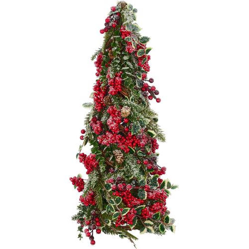 Künstlicher Weihnachtsbaum OTTO HOME "Weihnachtsbäumchen", grün, H:60cm Ø:15cm, Kunststoff, Weihnachtsbäume, mit LED-Beleuchtung