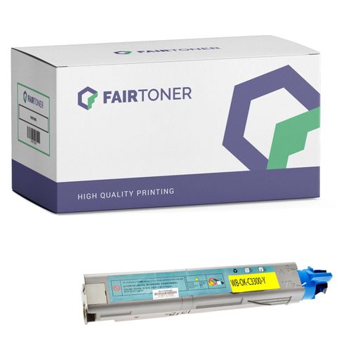 Kompatibel für OKI C 3450 N (43459329) Toner Gelb