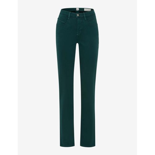 Brax Damen Five-Pocket-Hose Style CAROLA DARK SEA, denim grün, Gr. 38L