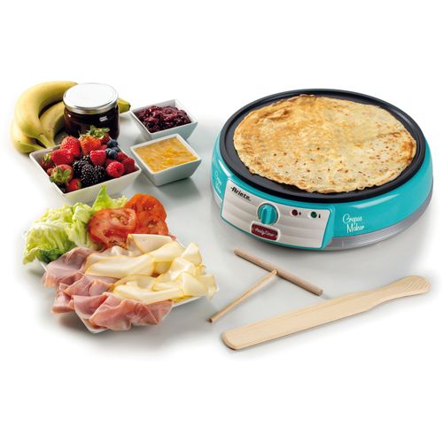 ARIETE Crêpesmaker "Party Time blau 202B", blau, B:32cm H:9,5cm T:35cm, Crepesmaker