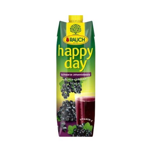 happy day Fruchtsaft, Schwarze Johannisbeere, 6 x 1 l